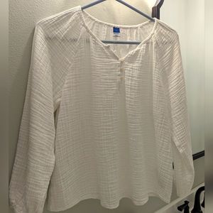 White Gauze Blouse